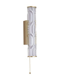 Searchlight Gold Raphie LED wall light warm glow (British brand)
