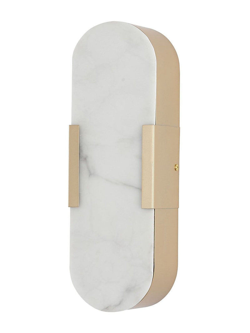 Searchlight Stanamore LED wall light marble resin, imported from the UK