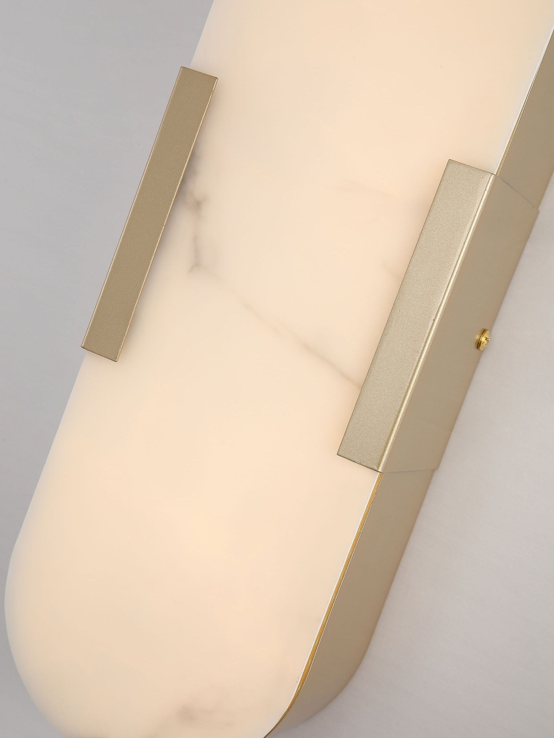 Searchlight Stanamore LED wall light marble resin, imported from the UK