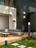 Searchlight Dax outdoor bollard aluminium 30cm (British brand)