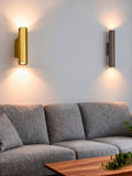 Searchlight Beau wall light latte aluminium finish (British brand)
