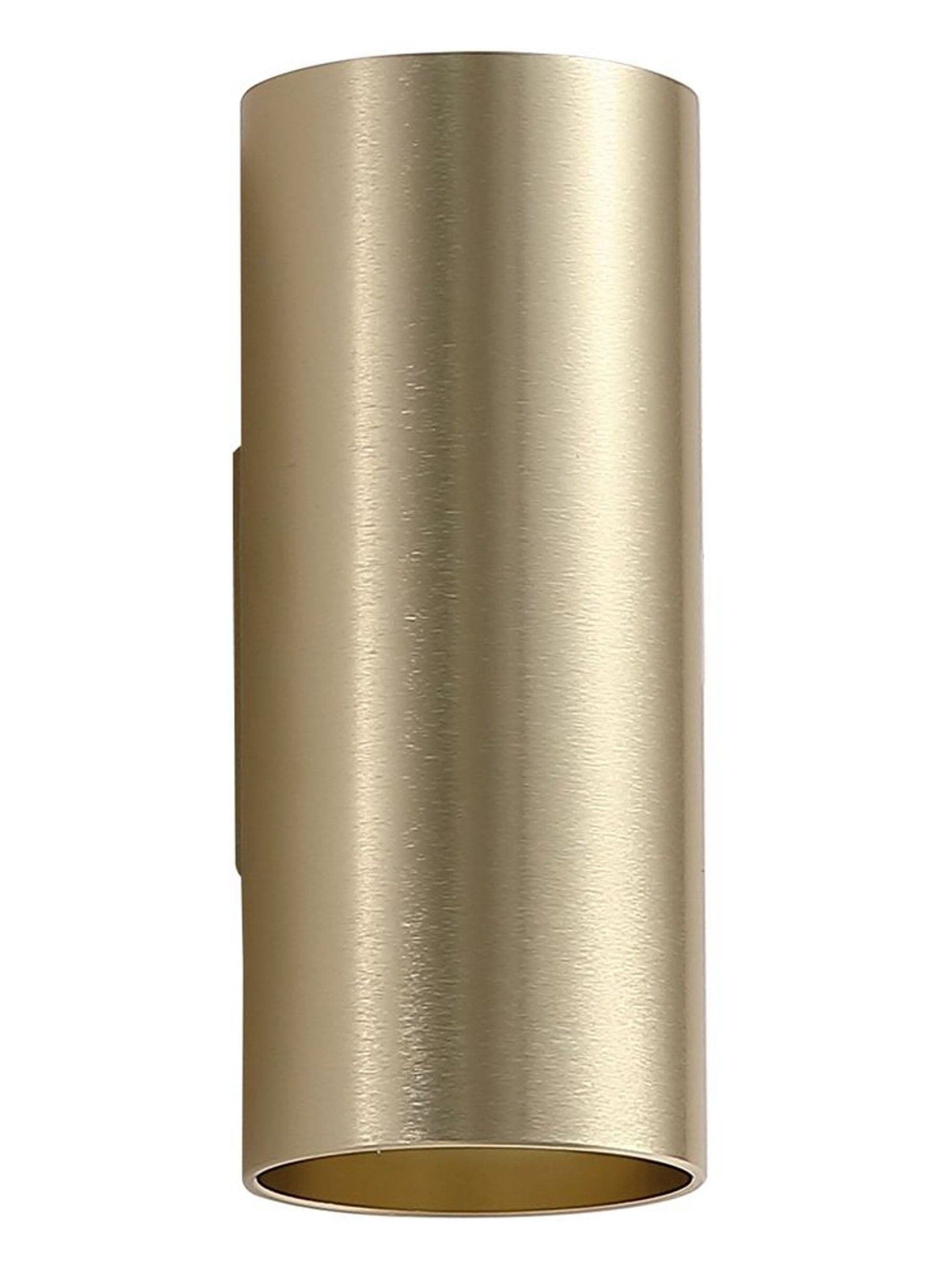 Searchlight gold Lillie wall light, imported from the UK