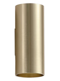 Searchlight gold Lillie wall light, imported from the UK