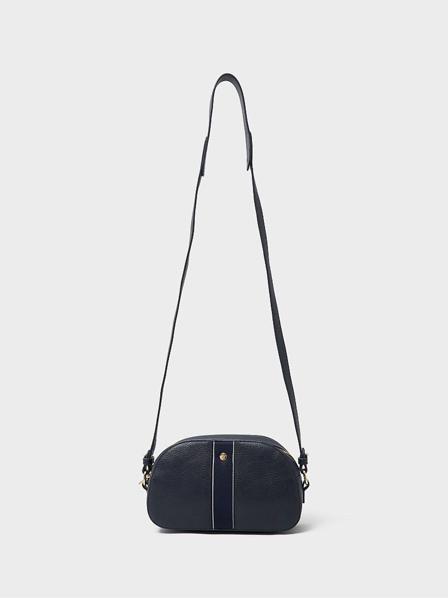 Crew Clothing blue heritage camera bag, imported from the UK