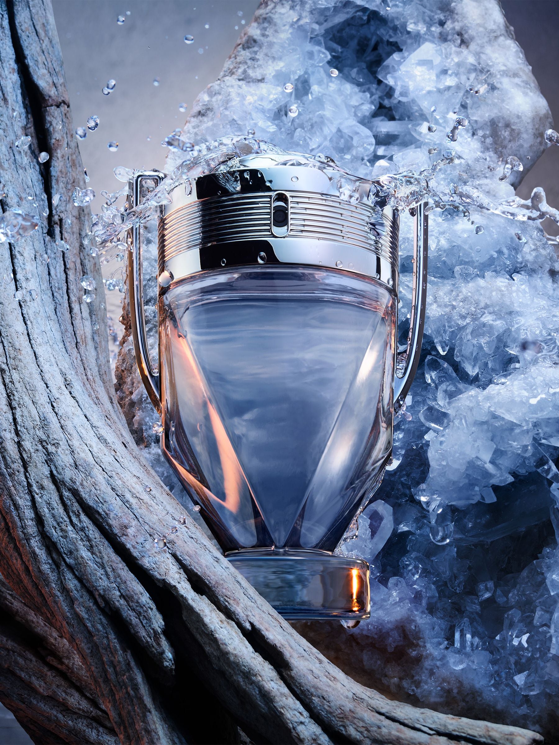 Rabanne Invictus EDT gift set 50ml and travel spray, UK version