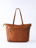 Lakeland Leather Brown Storrs woven tote bag, UK version