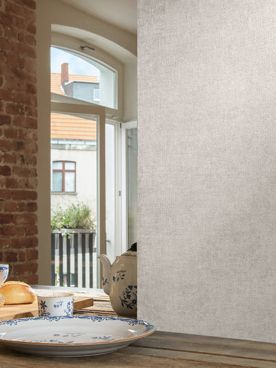 Next Galerie Wallcoverings Beige Horizon Plain Texture Wallpaper Sample A4- Buy online at McGrocer