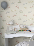 Galerie Wallcoverings Green Resan A4 Wallpaper Sample