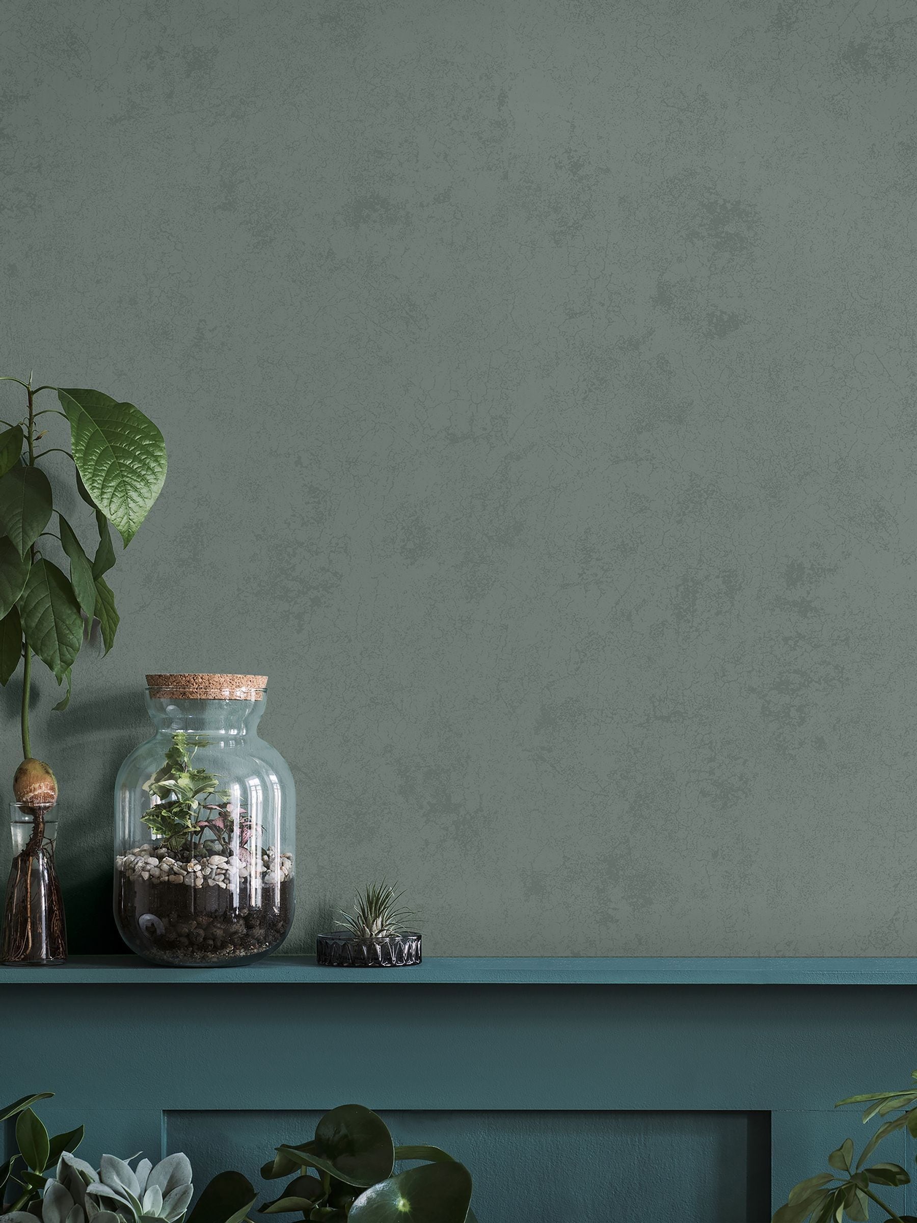 Galerie Wallcoverings Beige Terra Plain Texture Clay A4 Wallpaper Sample
