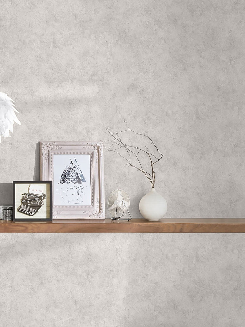 Galerie Wallcoverings Cream Horizon Industrial A4 Wallpaper Sample