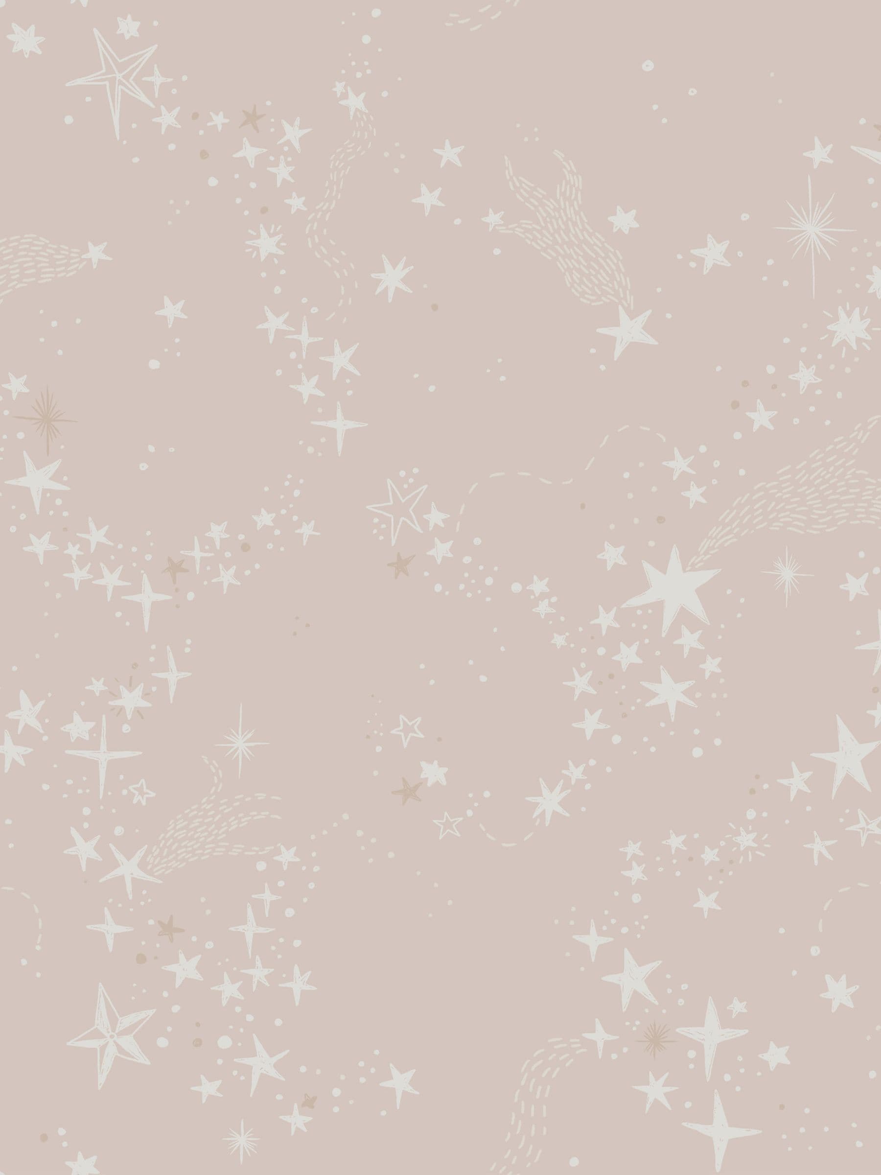 Galerie Wallcoverings Pink Resan Star A4 wallpaper sample, UK version