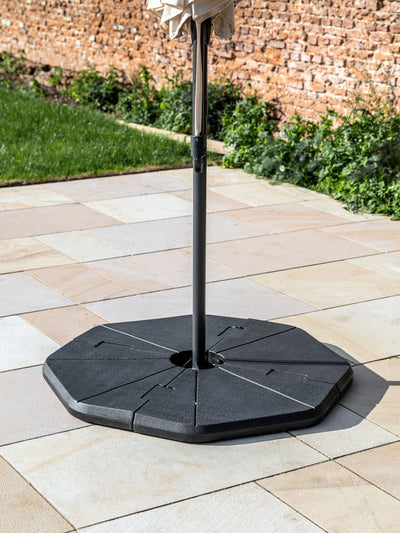 Next Gallery Home Valletta Cantilever Garden Parasol Base Black- Buy online at McGrocer