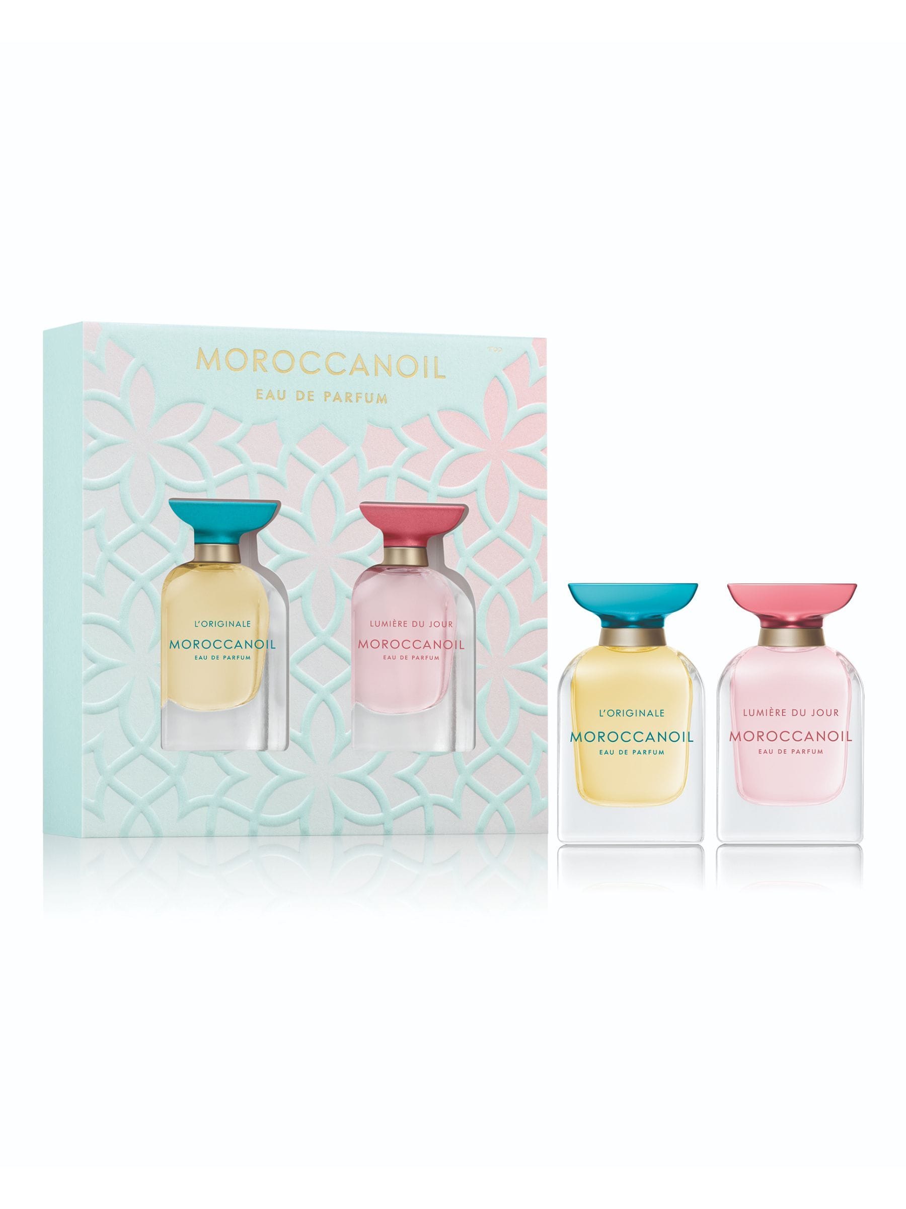 Moroccanoil Eau de Parfum impulse kit L'Originale and Lumière du Jour 2x4ml, UK version