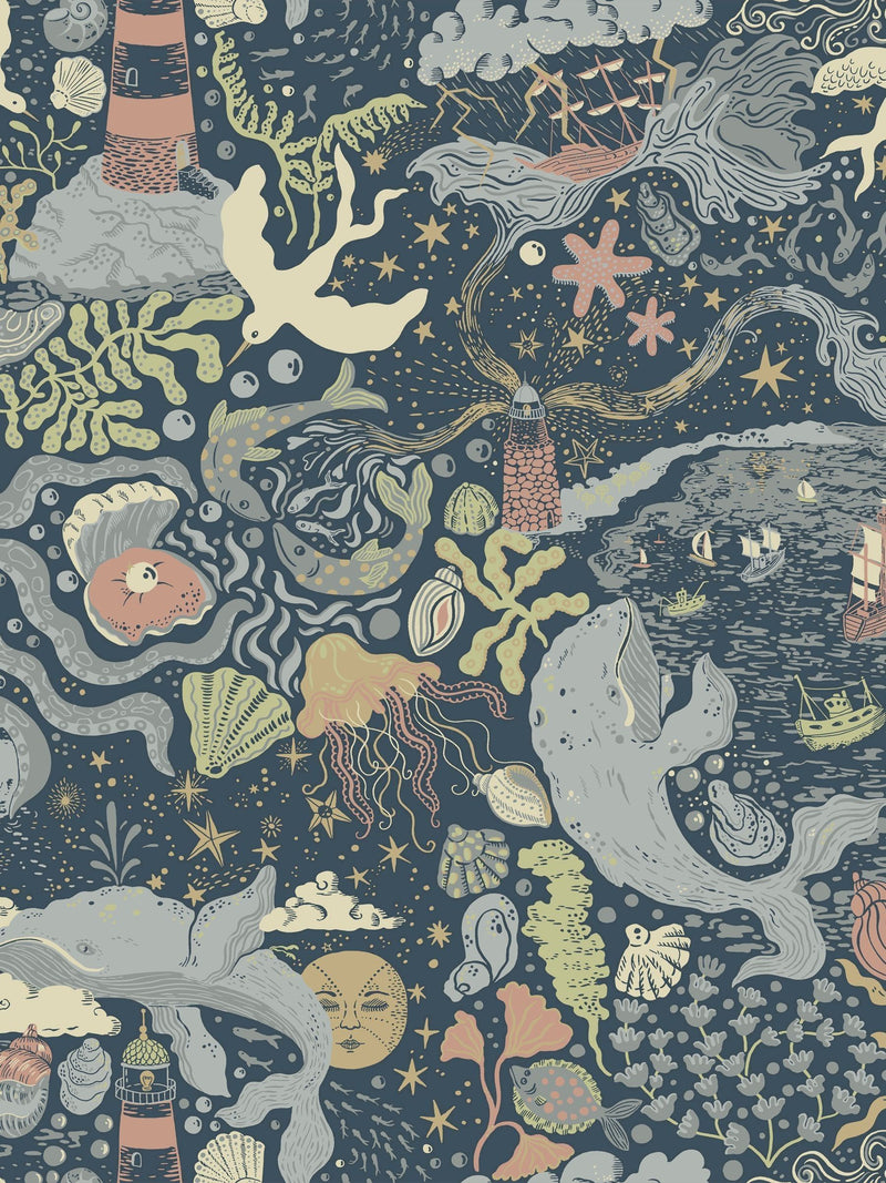 Galerie Blue Resan Nautical wallpaper 10.05m (British brand)