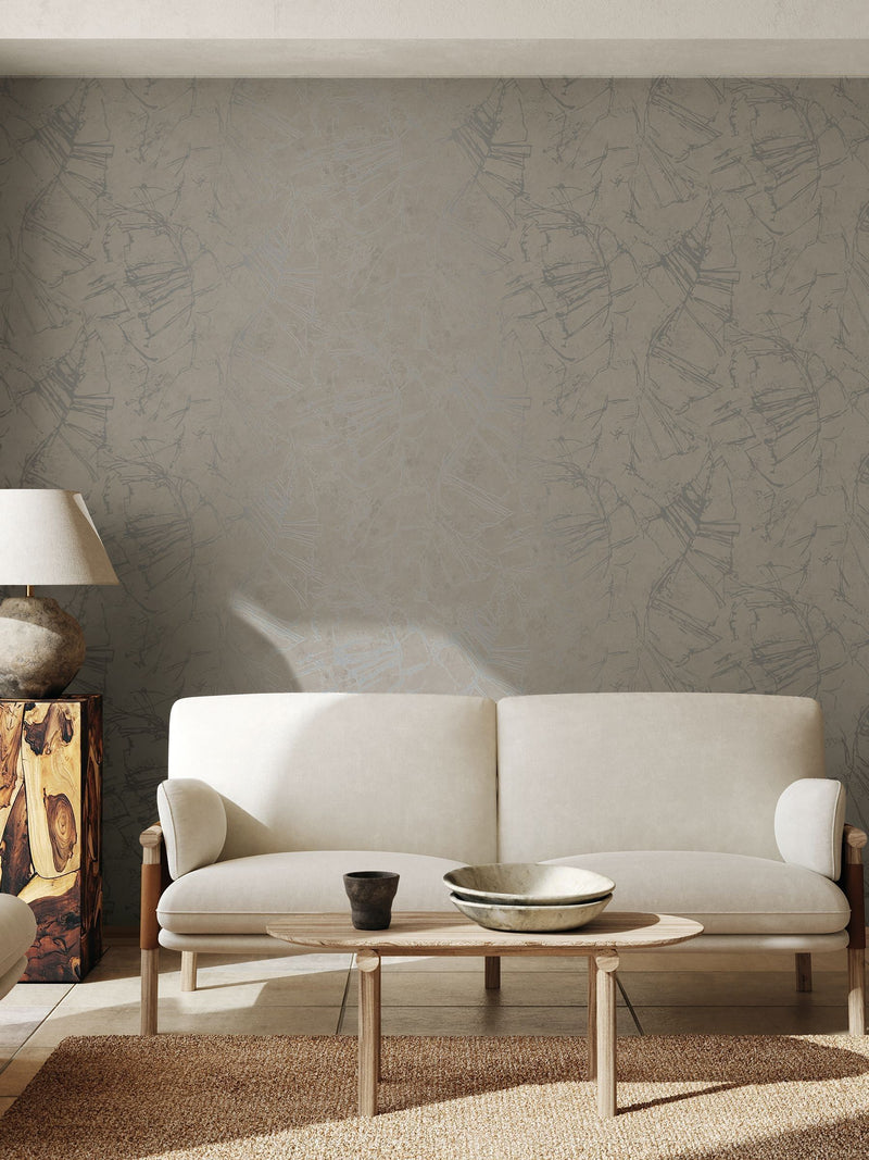 Galerie Beige Terra abstract clay wallpaper 10.05m, imported from the UK