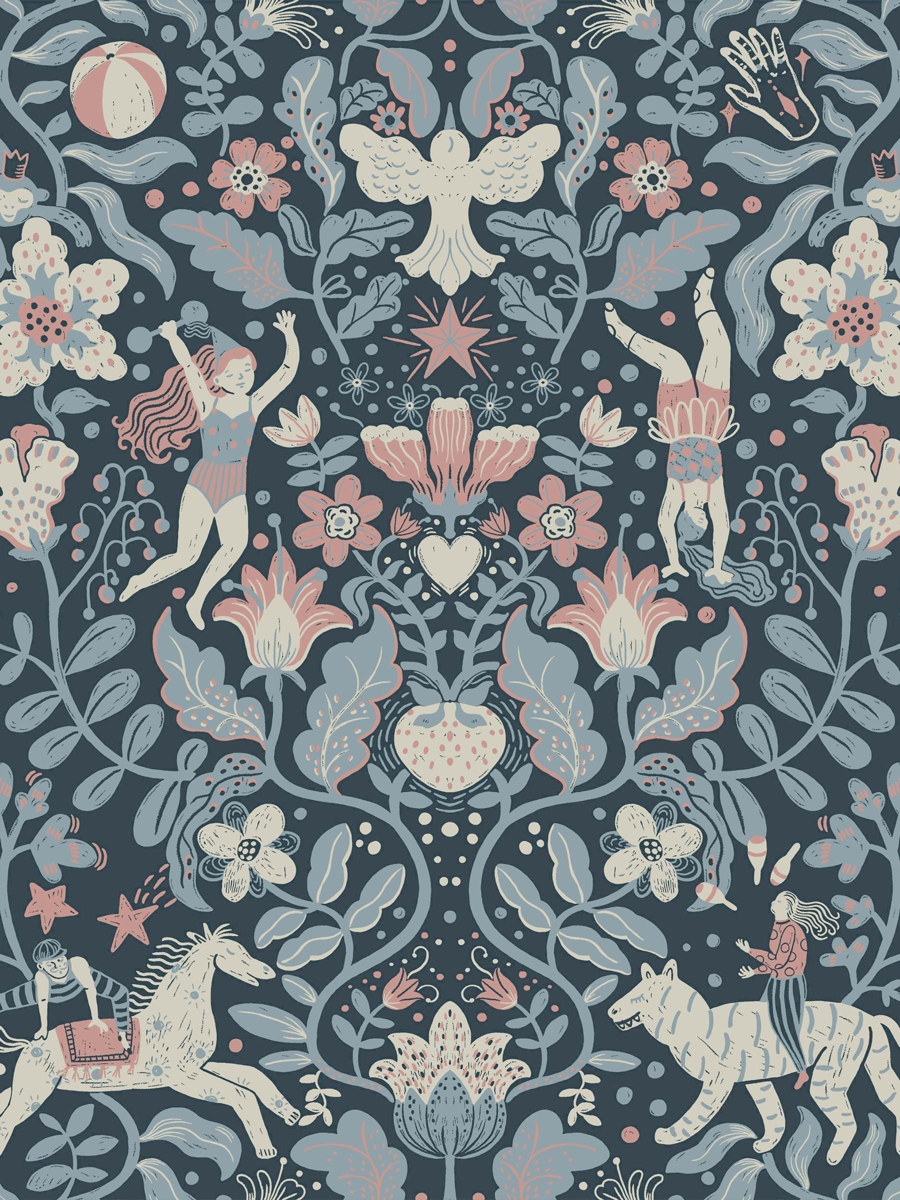 Galerie wallpaper Blue Resan 10.05M - British product