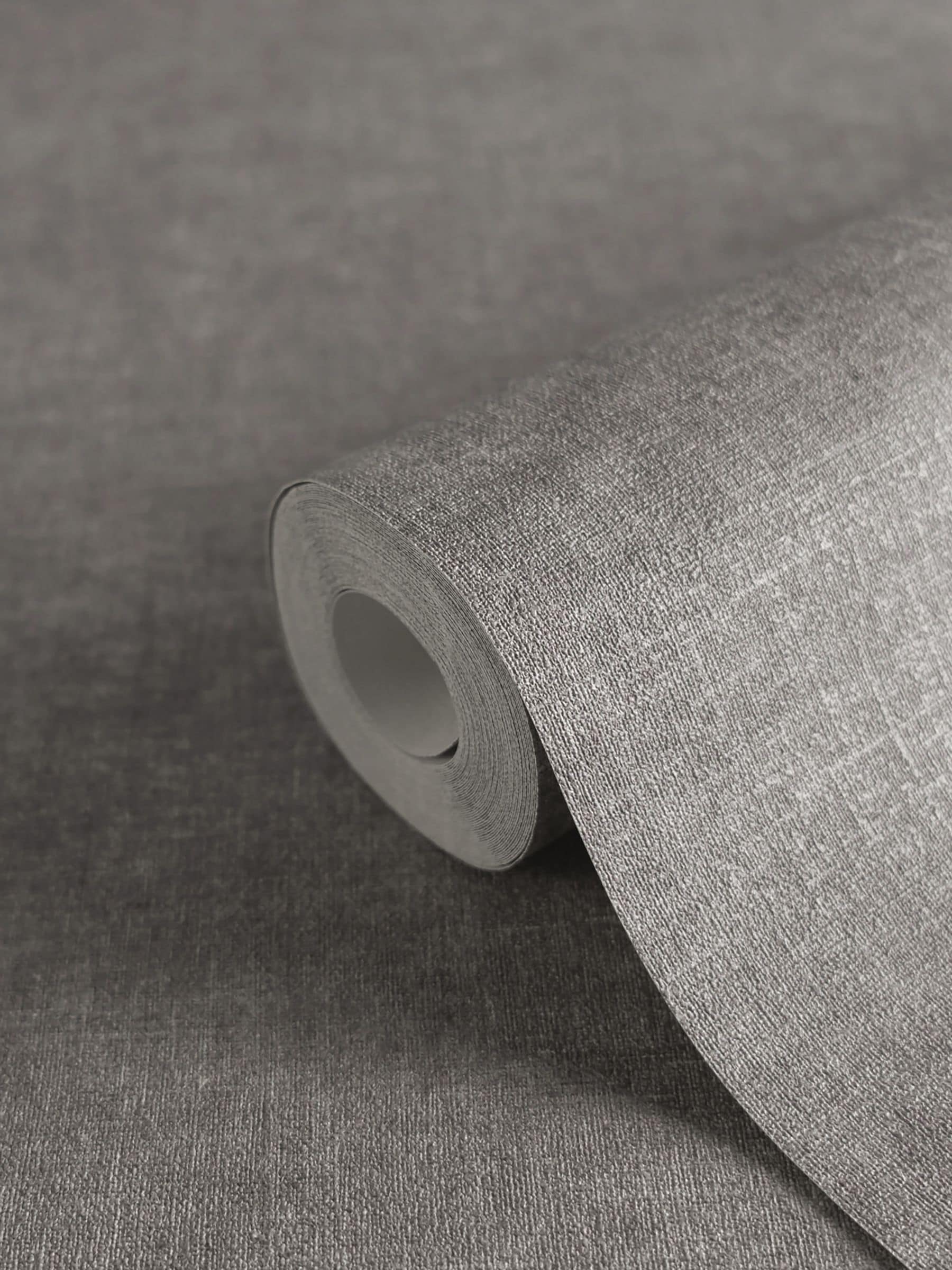Galerie Wallcoverings Grey Horizon Plain Texture 10.05M Wallpaper