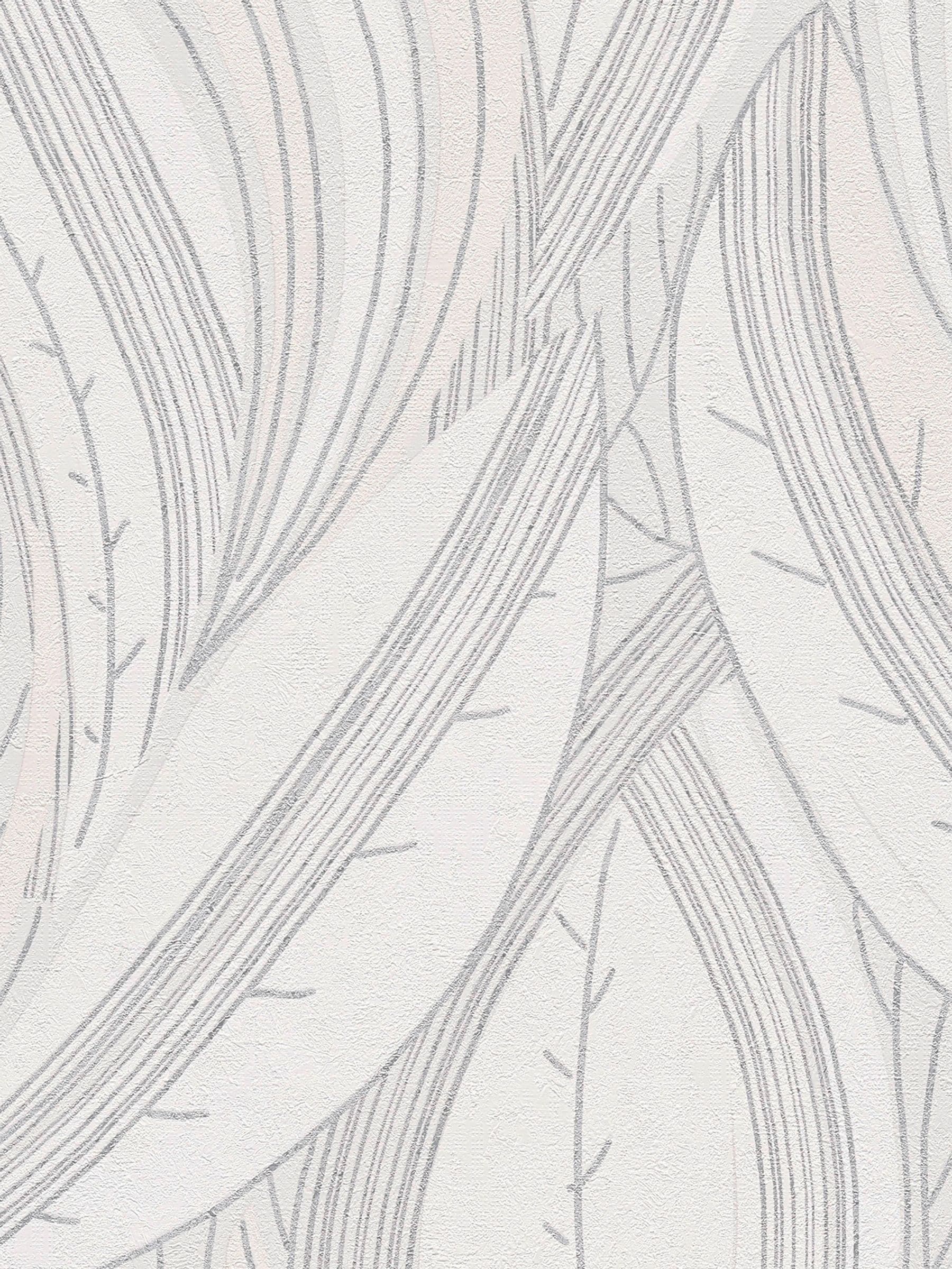 Galerie Wallcoverings White Horizon Tree Leaf 10.05M Wallpaper