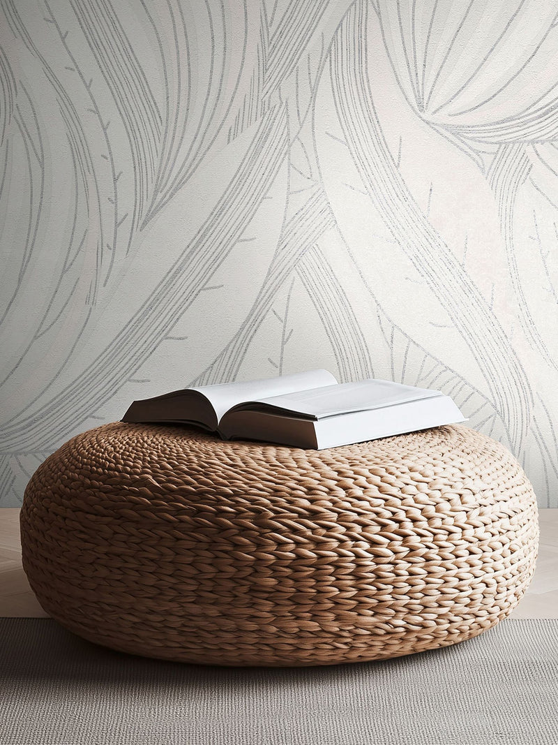 Galerie Wallcoverings White Horizon Tree Leaf 10.05M Wallpaper