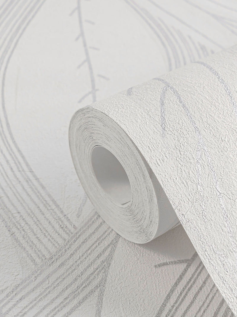 Galerie Wallcoverings White Horizon Tree Leaf 10.05M Wallpaper
