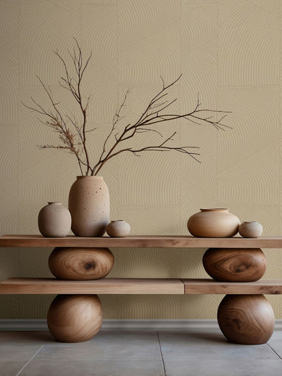 Next Galerie Wallcoverings Beige Terra Abstract Clay Wallpaper 10.05M- Buy online at McGrocer