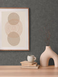 Galerie Wallcoverings Black Horizon Plain Texture 10.05M Wallpaper