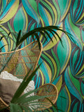 Galerie Wallcoverings Green Horizon Tree Leaf 10.05M Wallpaper