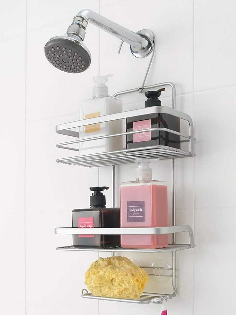 Metaltex Silver Viva Shower Caddy 47 cm - British product
