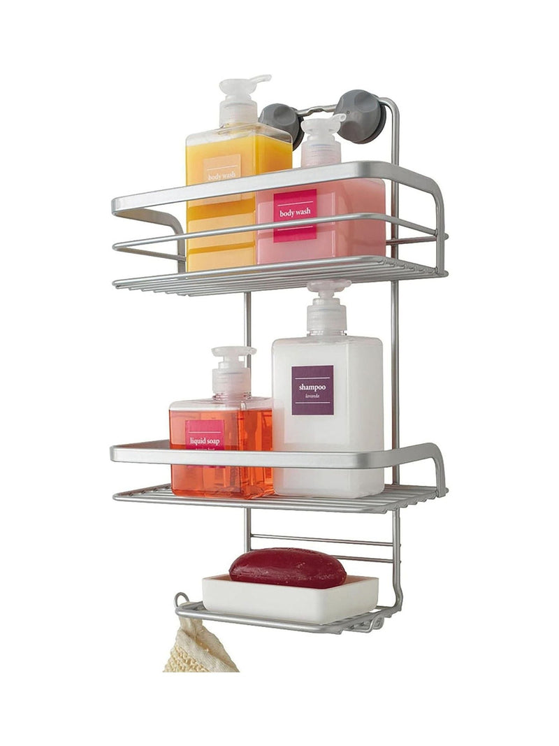 Metaltex Silver Viva Shower Caddy 47 cm - British product