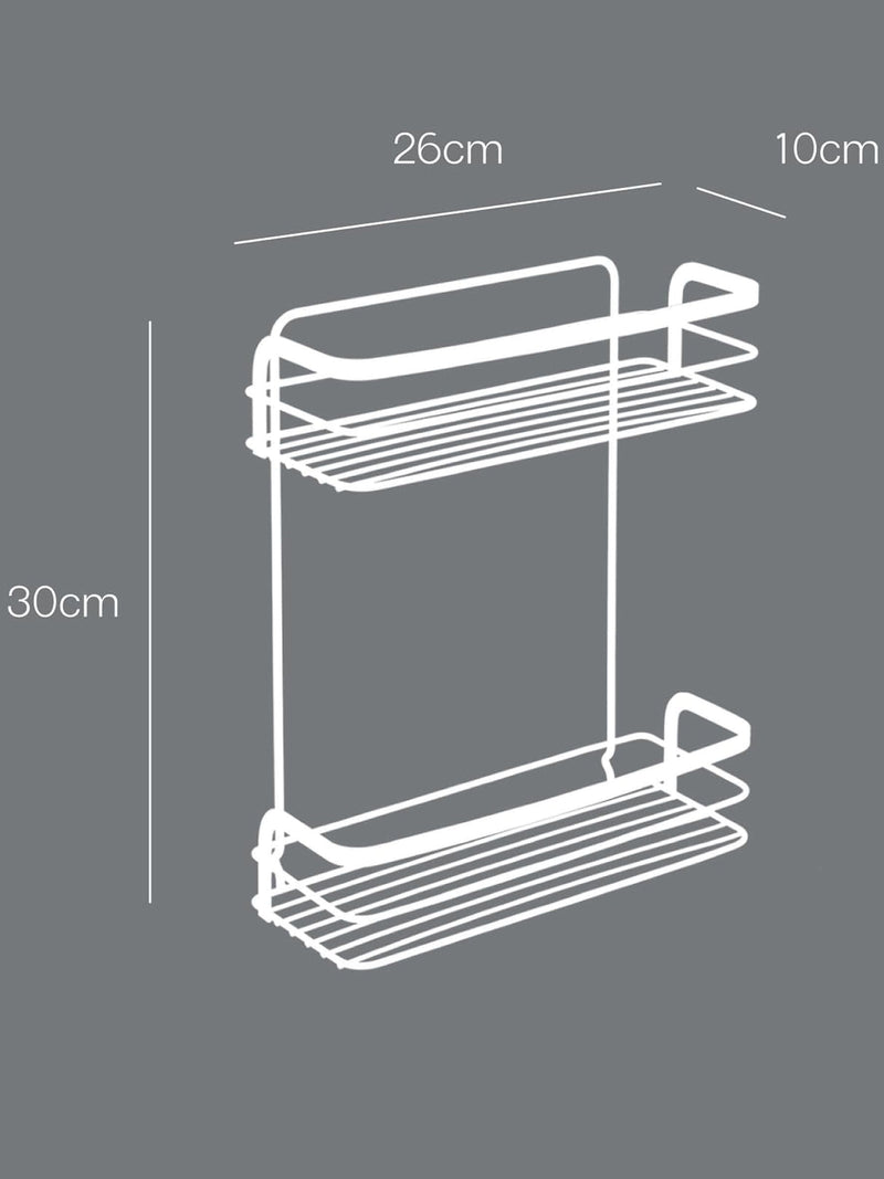 Metaltex Black Origin 2 tier shelf - British product