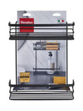 Metaltex Black Origin 2 tier shelf - British product