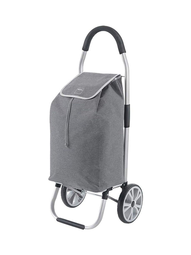 Metaltex Grey Magnolia shopping trolley 45L (British brand)