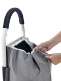 Metaltex Grey Magnolia shopping trolley 45L (British brand)
