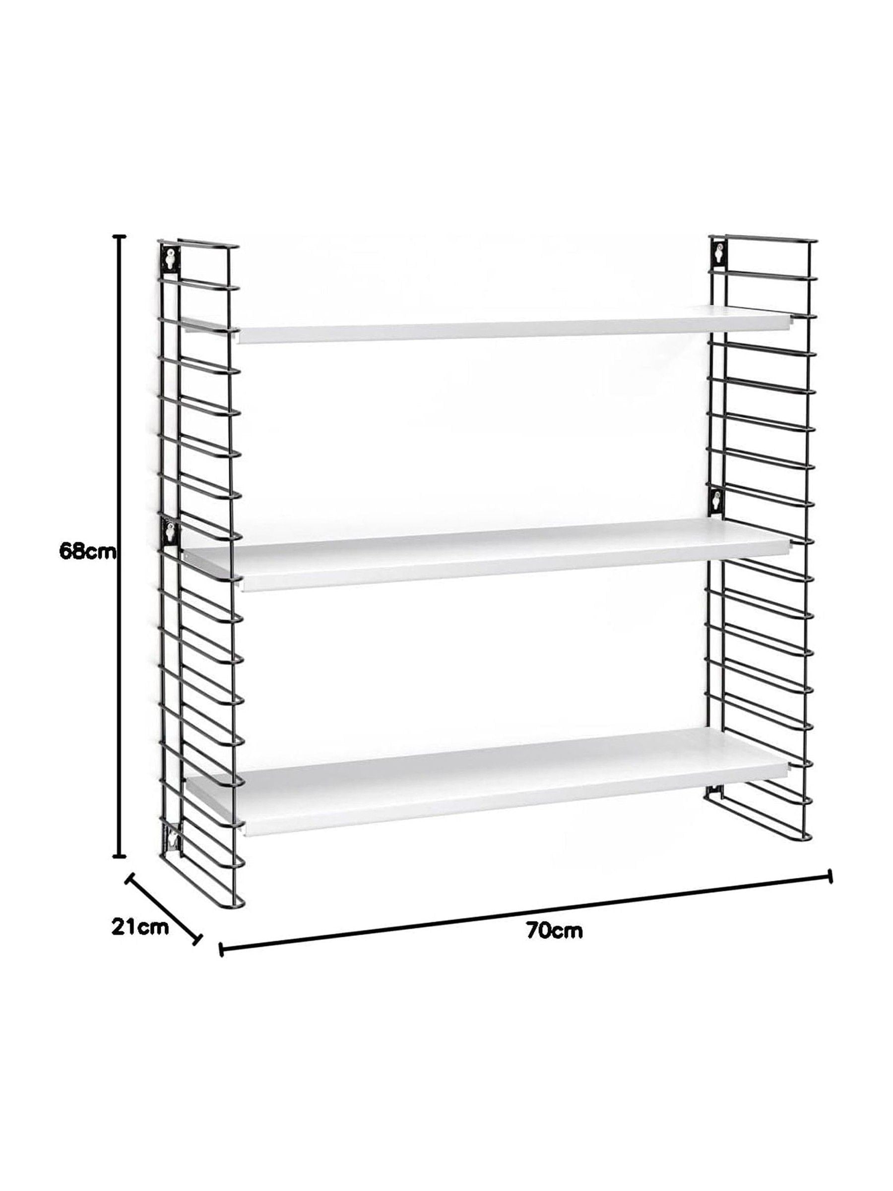 Metaltex Multi Libro shelving unit 70x21x68 cm, UK version