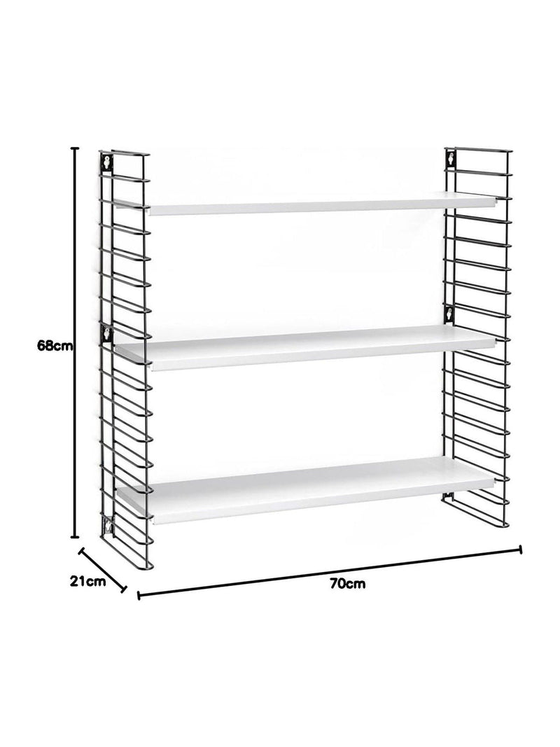 Metaltex Multi Libro shelving unit 70x21x68 cm, UK version