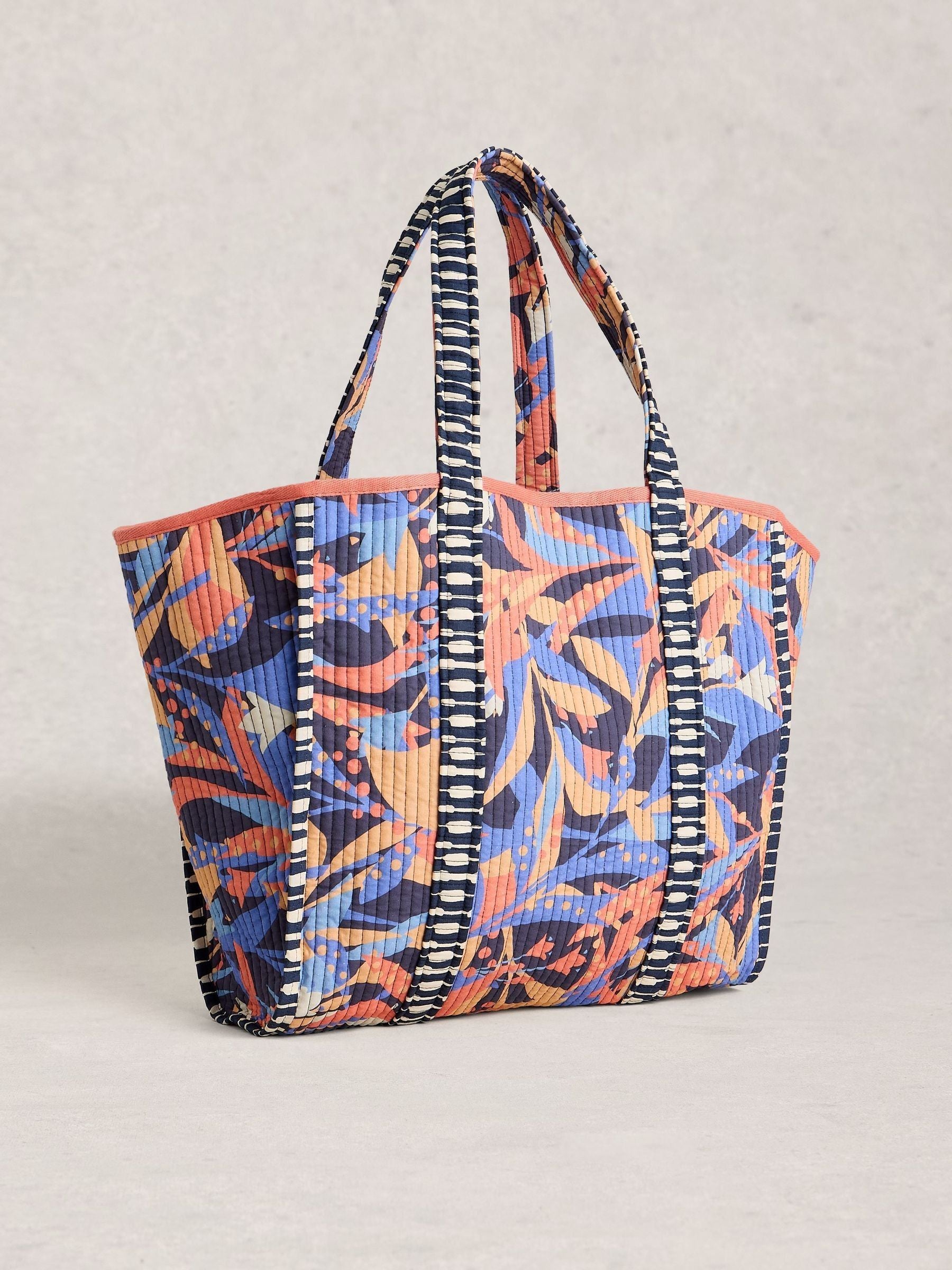 White Stuff navy blue reversible tote bag (British brand)