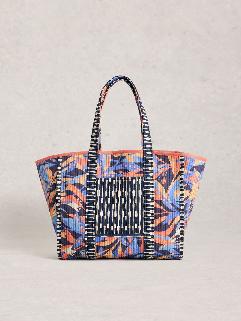 White Stuff navy blue reversible tote bag (British brand)