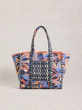 White Stuff navy blue reversible tote bag (British brand)