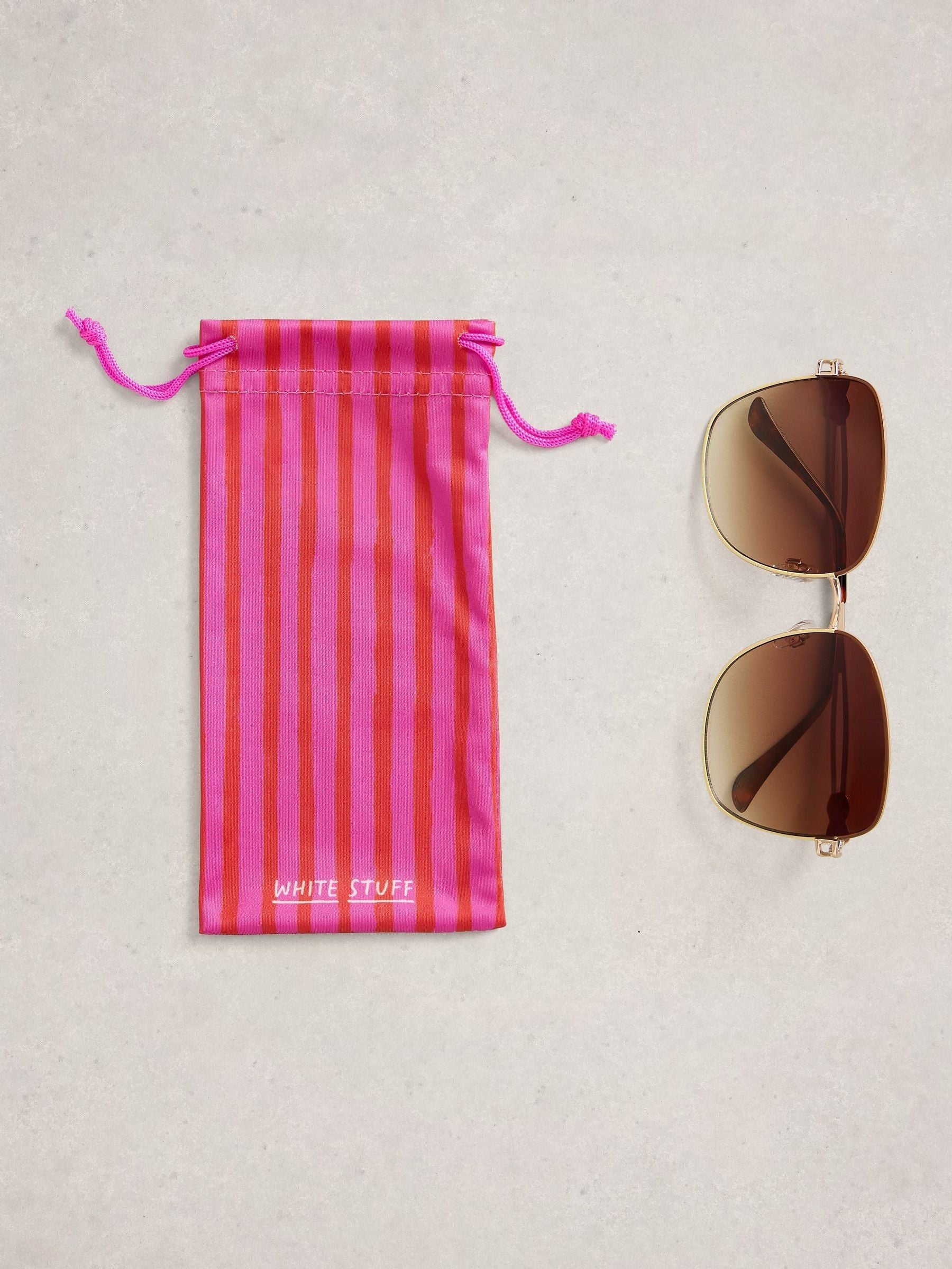 White Stuff oversized butterfly sunglasses with UV protection, imported from the UK