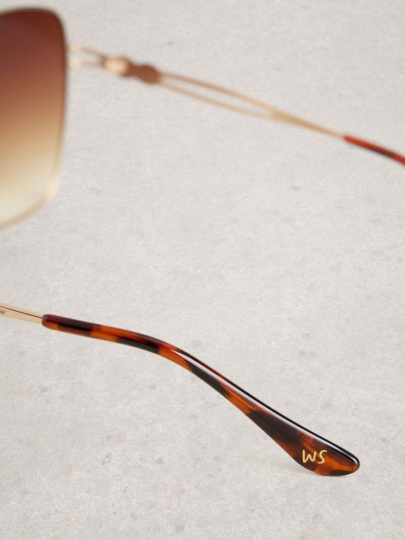 White Stuff oversized butterfly sunglasses with UV protection, imported from the UK