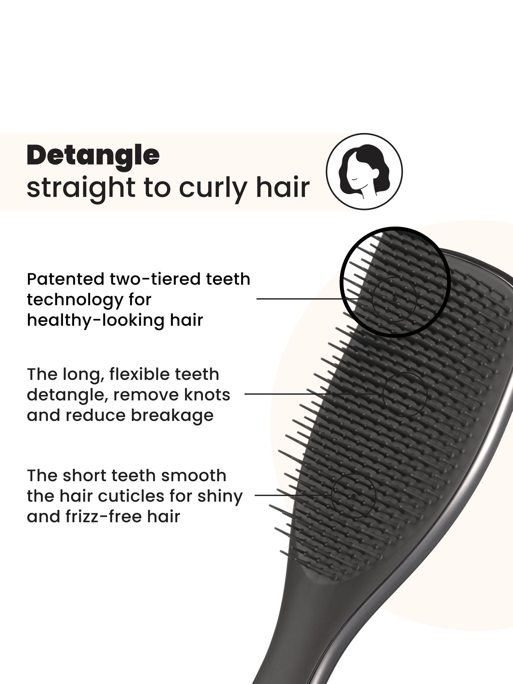 Tangle Teezer Silver The Ultimate Detangler Chrome