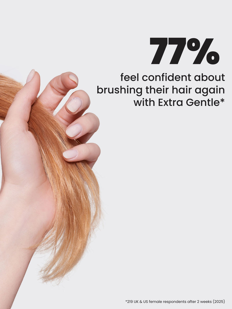 Tangle Teezer Ultimate Detangler Extra Gentle Chamomile Yellow hairbrush, imported from the UK