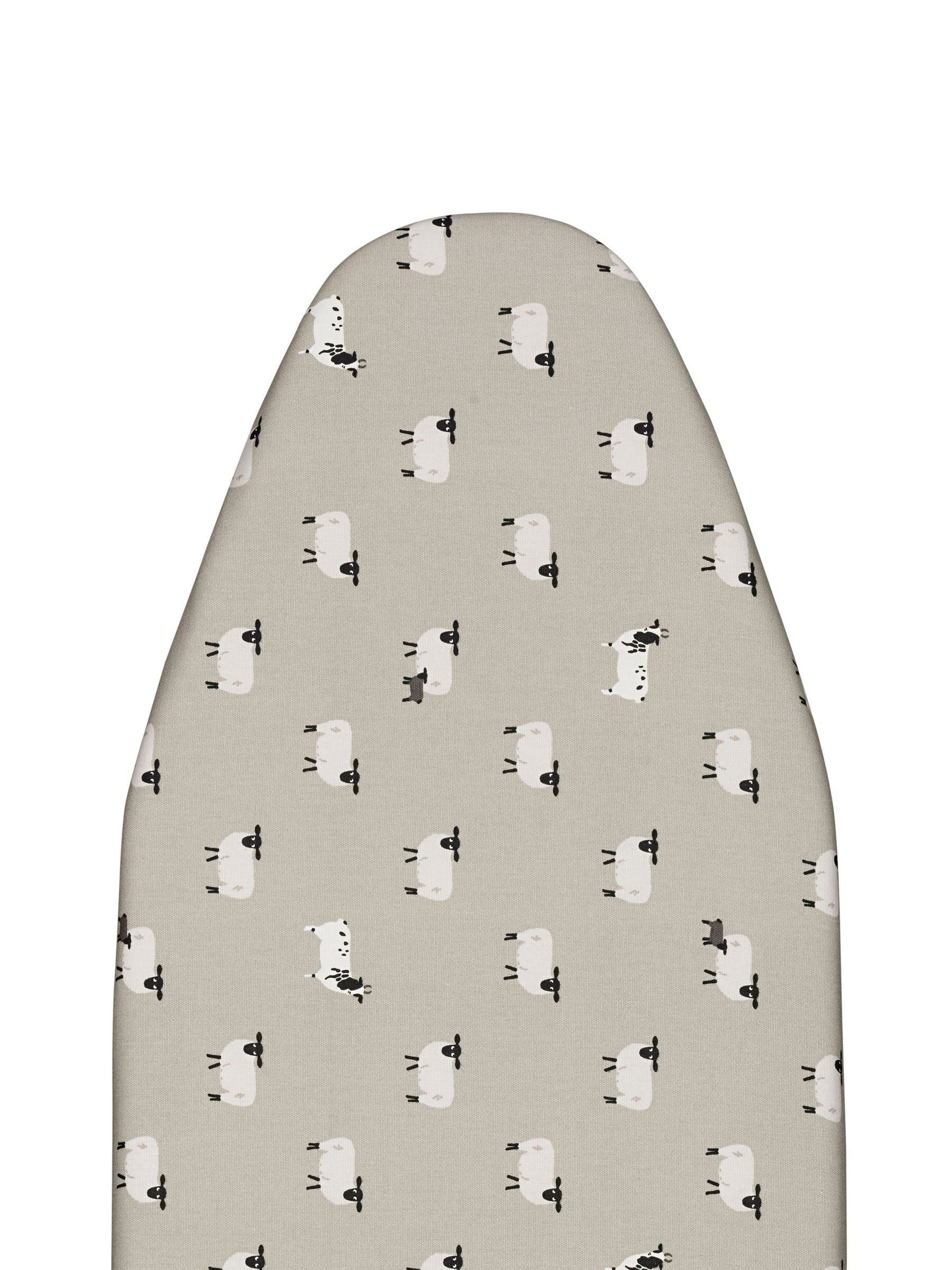 Sophie Allport grey sheep ironing board cover 130x52cm, imported from the UK