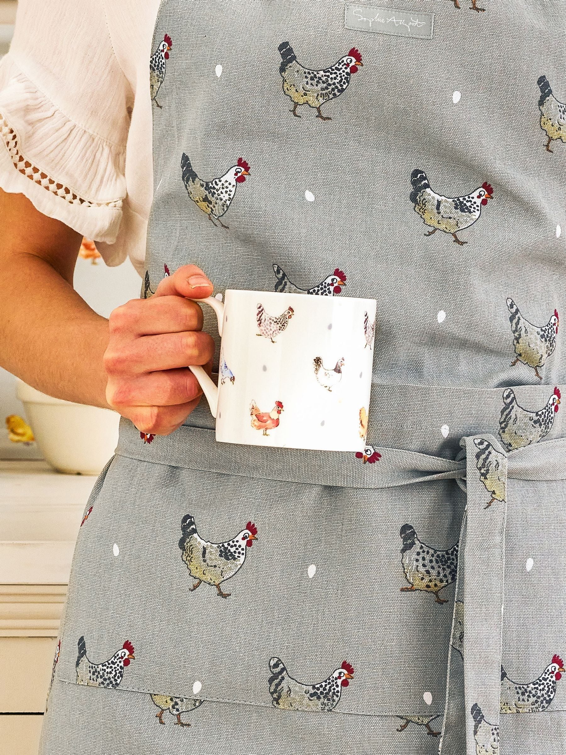 Sophie Allport Cluck Cluck Cluck fine bone china mug (British brand)
