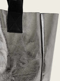 AllSaints Grey Izzy leather tote bag (British brand)