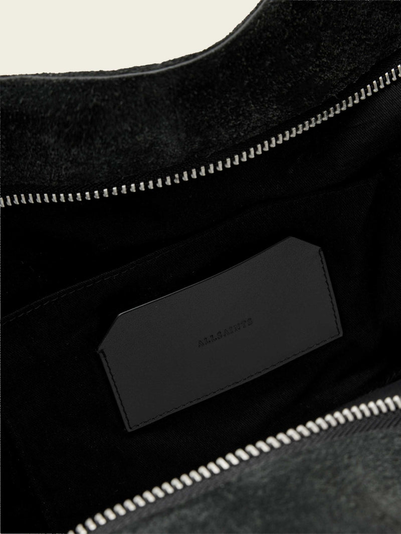 AllSaints Black Haven Suede tote bag - British product