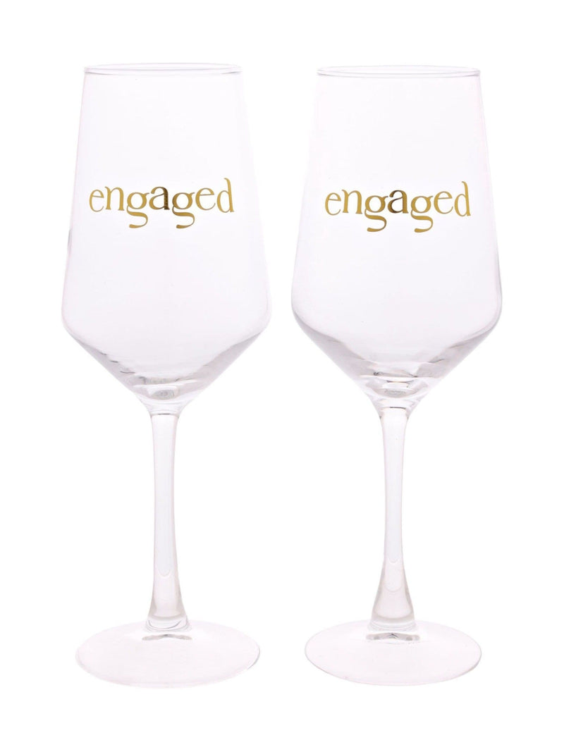 Widdop engaged wine glasses 22.5cm, imported from the UK