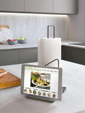 Metaltex Black Tokyo kitchen paper holder 13x19x32 cm (British brand)