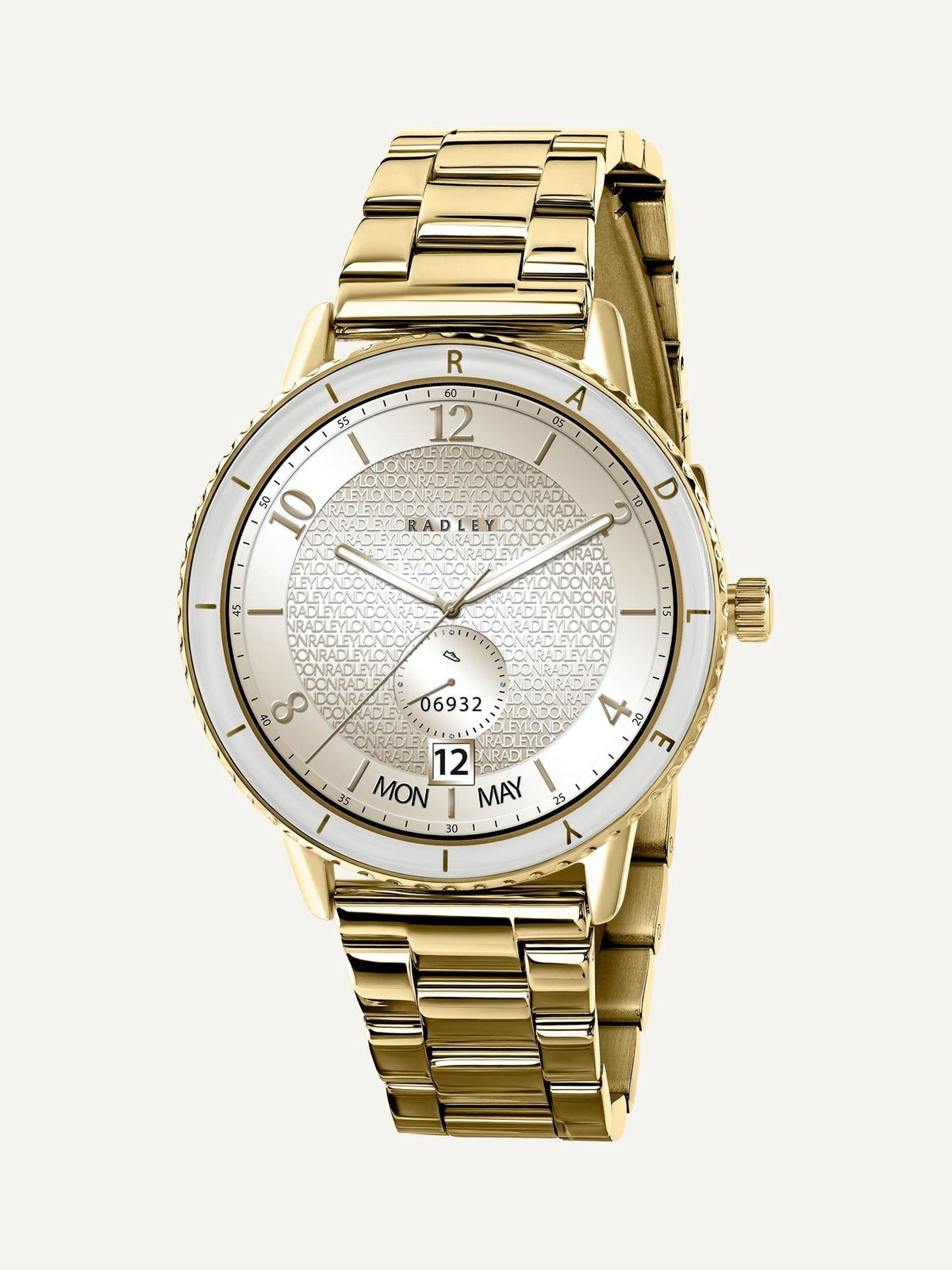 Radley gold plated stainless steel bracelet smart watch - British product