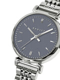 Radley silver plated T-bar case watch with stainless steel bracelet, UK version